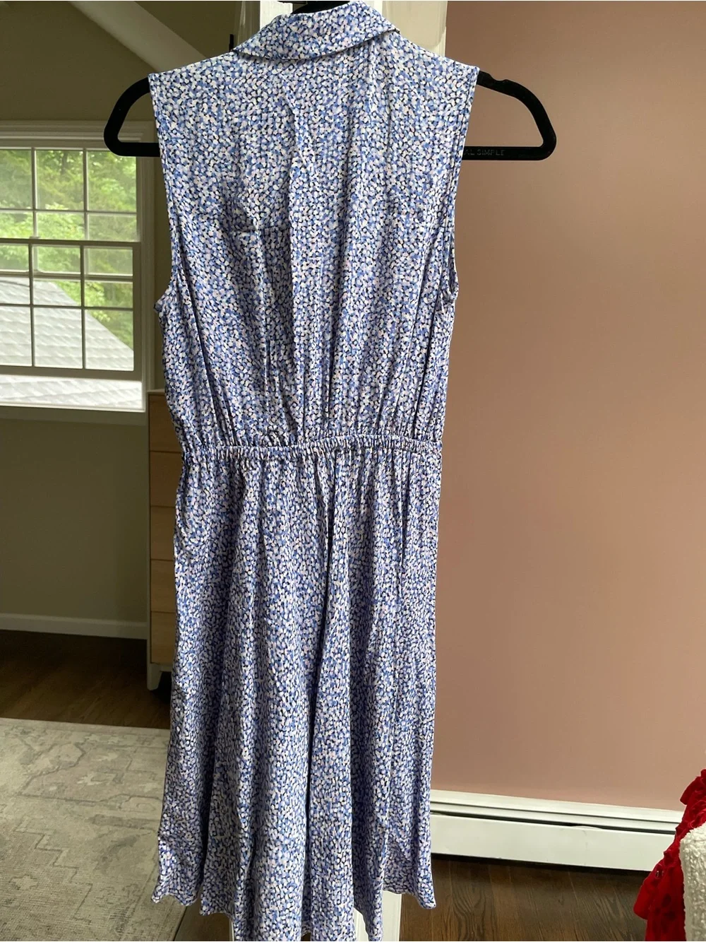 kate spade Sleeveless Blue Floral Midi Dress